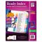 Avery Ready Index Contemporary Table of Contents Divider, 1-31, Multi, Letter AVE11129