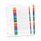 Avery Ready Index Contemporary Table of Contents Divider, 1-31, Multi, Letter AVE11129
