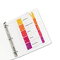Avery Ready Index Contemporary Table of Contents Divider, 1-5, Multi, Letter AVE11131
