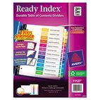 Avery Ready Index Contemporary Table of Contents Divider, Jan-Dec, Multi, Letter AVE11127