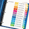 Avery Ready Index Contemporary Table of Contents Divider, Jan-Dec, Multi, Letter AVE11127