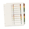 Avery Ready Index Contents Dividers, 10-Tab, 1-10, Letter, Multicolor, 10/Set AVE11277