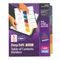 Avery Ready Index Easy Edit Contents Dividers, Title 1-5, Letter, Multicolor, 6 Sets AVE12171