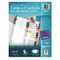 Avery Ready Index Table/Contents Dividers, 15-Tab, Letter, Assorted, 15/Set AVE11820