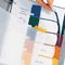 Avery Ready Index Table/Contents Dividers, 5-Tab, Letter, Assorted, 5/Set AVE11816