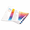 Avery Ready Index Table/Contents Dividers, 8-Tab, 1-8, Letter, Assorted, 24 Sets AVE11168