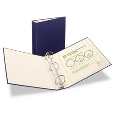 Avery Recyclable Ring Binder With EZ-Turn Rings, 2" Capacity, Blue AVE50009