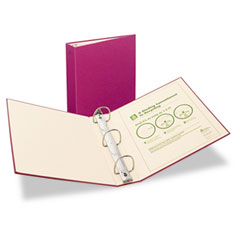 Avery Recyclable Ring Binder With EZ-Turn Rings, 2" Capacity, Red AVE50011