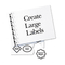 Avery Shipping Labels with TrueBlock Technology, 8-1/2 x 11, 100/Box AVE8465