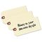 Avery Shipping Tags, Paper, 5-1/4 x 2-5/8, Manila, 1000/Pack AVE12306