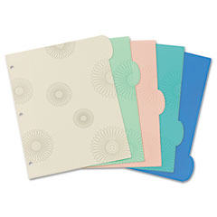 Avery Signature Series Write-On Dividers, 11x8-1/2, 5-Tab, Flowers AVE17174