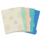 Avery Signature Series Write-On Dividers, 11x8-1/2, 5-Tab, Flowers AVE17174