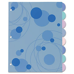 Avery Signature Series Write-On Dividers, 11x8-1/2, 8-Tab, Bubbles AVE17173