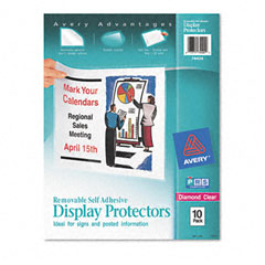 Avery Top-Load Display Sheet Protectors, Letter, 10/Pack AVE74404