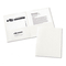 Avery Two-Pocket Embossed Paper Portfolio, 30-Sheet Capacity, White, 25/Box AVE47991
