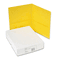 Avery Two-Pocket Embossed Paper Portfolio, 30-Sheet Capacity, Yellow, 25/Box AVE47992