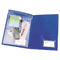 Avery Two-Pocket Folder, Sealed Envelope with Clasp, Navy, 3/Pack AVE47878