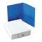 Avery Two-Pocket Portfolio, Embossed Paper, 30-Sheet Capacity, Light Blue, 25/Box AVE47986