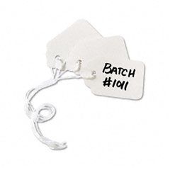 Avery White Marking Tags, Paper, 2 x 1-1/4, White, 1000/Box AVE12203