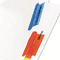 Avery WorkSaver Big Tab Dividers, Clear Tabs, 5-Tab, Letter, White AVE11122