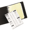 Avery WorkSaver Big Tab Dividers w/Copper Holes, Clear 8-Tab, Letter, Buff AVE23285