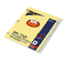 Avery WorkSaver Big Tab Dividers w/Copper Holes, Clear 8-Tab, Letter, Buff AVE23285