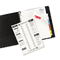 Avery WorkSaver Big Tab Extrawide Dividers w/Five Multicolor Tabs, 9 x 11, White AVE11220