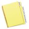 Avery WorkSaver Big Tab Reinforced Dividers w/Clear Tabs, 5-Tab, Letter, Buff AVE11110