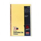 Avery WorkSaver Insertable Tab Index Dividers, 8-Tab, Legal, Clear, 8/Set AVE11116
