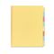 Avery Write-On Plain Tab Dividers, Eight Multicolor Tabs, Letter, Salmon, 24 Sets AVE11509