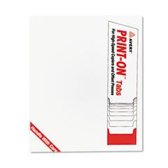 Avery Xerox Docutech Three-Hole Index Dividers, 5-Tab, Letter, White, 30 Sets AVE20416