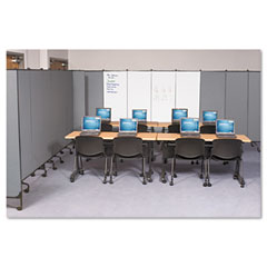 BALT GreatDivide Wall System Markerboard Add-On Panel, 64w x 3d x 96h, Gray BLT74785