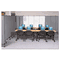BALT GreatDivide Wall System Markerboard Add-On Panel, 64w x 3d x 96h, Gray BLT74785