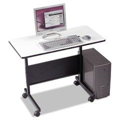 BALT LT Table, 36w x 18d x 27 to 36h, Gray/Black BLT89791