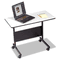 BALT LT Table, 36w x 18d x 27 to 36h, Gray/Black BLT89791