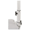 BALT Lumina Flat Panel Stand, 25w x 27d x 62-3/4 to 80-1/4h, Platinum BLT27561