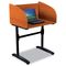 BALT Lumina Starter Carrel, 31-1/4w x 24d x 45-3/4h, Cherry/Black BLT90082