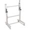 BALT Lumina Table Base, 48w x 24d x 28-1/2h, Platinum BLT90073