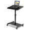 BALT Scamp Speaker Stand, 24w x 18d x 27 to 43h, Black BLT43062