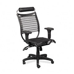 BALT Seatflex Series Swivel/Tilt Chair w/Headrest & Arms, Black BLT34422
