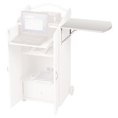 BALT Side Shelf, For Use With ROLZ Mobile Conference Center, 20w x 16d, Gray BLT34404