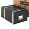 Bankers Box StaxOnSteel Storage Box Drawer, Legal, Steel Frame, Black, 6/Carton FEL00512