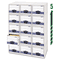 Bankers Box Stor/Drawer Steel Plus Storage Box, Letter, White/Blue, 6/Carton FEL00311