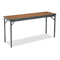 Barricks Special Size Folding Table, Rectangular, 60w x 18d x 30h, Walnut BRKCL1860WA