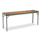 Barricks Special Size Folding Table, Rectangular, 72w x 18d x 30h, Walnut BRKCL1872WA