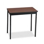 Barricks Utility Table, Rectangular, 30w x 18d x 30h, Walnut BRKUT183030WA