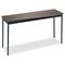 Barricks Utility Table, Rectangular, 60w x 18d x 30h, Walnut BRKUT1860WA
