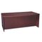 basyx BL Laminate Series Bow Front Desk Shell, 72w x 42w x 29h, Mahogany BSXBL2111NN