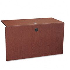basyx BL Laminate Series Bridge, 47-3/4w x 24d x 29h, Mahogany BSXBL2155NN