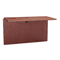 basyx BL Laminate Series Bridge, 47-3/4w x 24d x 29h, Mahogany BSXBL2155NN